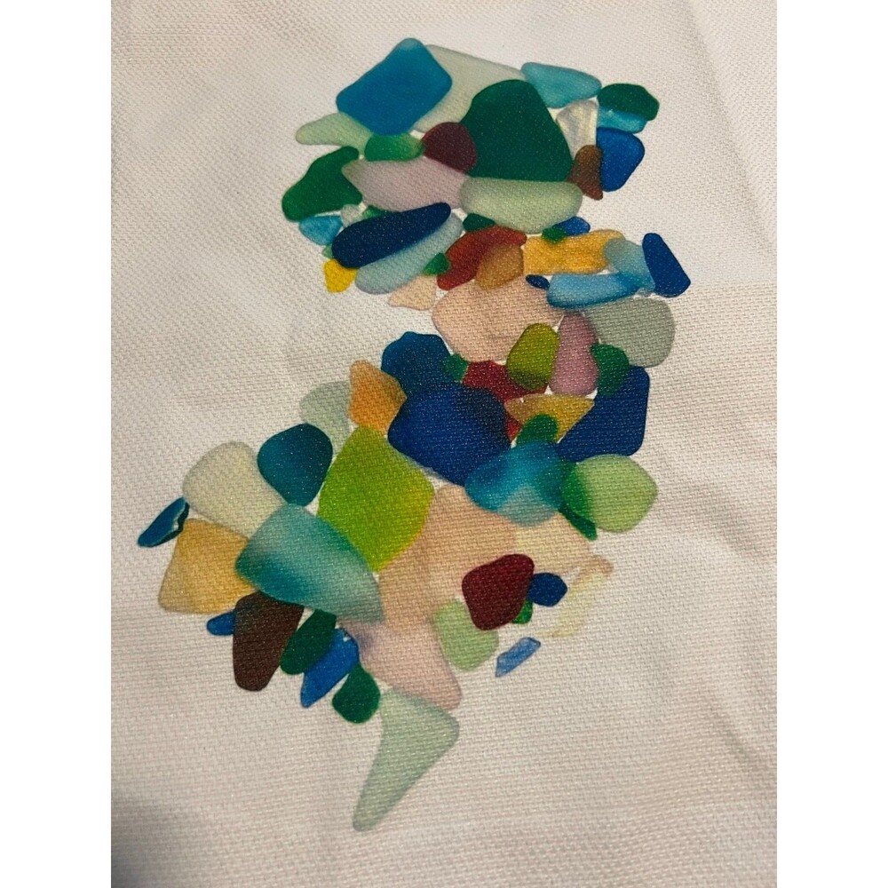 New Jersey State Seaglass Dish/Tea Towel - Picture 3 of 7